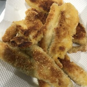 香ばしいササミチーズカツレツ♪